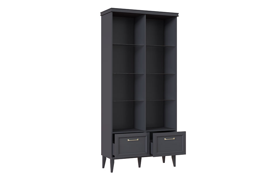 Комбинированные шкафы - изображение №3 "Шкаф Орландо с полками из стекла ОР-005.04 (3 комплекта)"  на www.Angstrem-mebel.ru