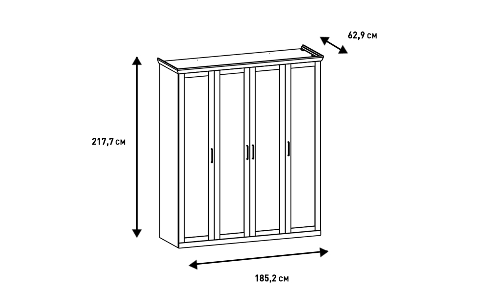 Шкафы платяные - изображение №10 "Шкаф для одежды Магнум"  на www.Angstrem-mebel.ru