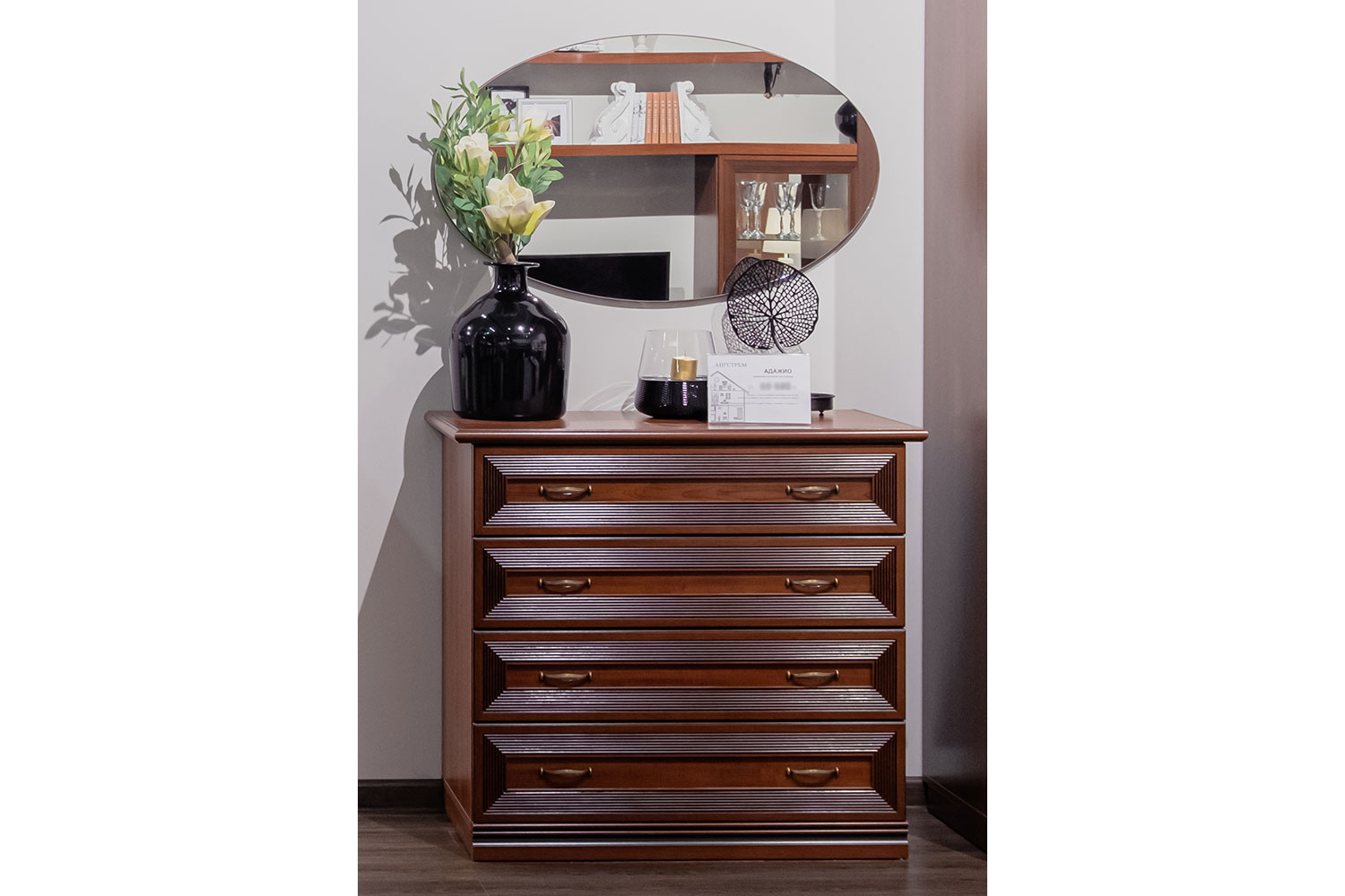 Комоды - изображение №9 "Комод Адажио с выдвижными ящиками"  на www.Angstrem-mebel.ru