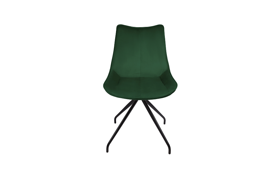 Кухонные стулья - изображение №5 "Стул Барса поворотный зелёный / опоры черные"  на www.Angstrem-mebel.ru