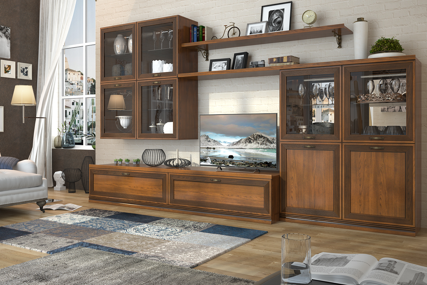 Полки - изображение №4 "Полка настенная Адажио"  на www.Angstrem-mebel.ru