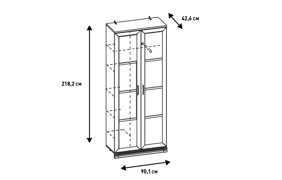 Шкафы платяные - изображение №7 "Шкаф Адажио"  на www.Angstrem-mebel.ru