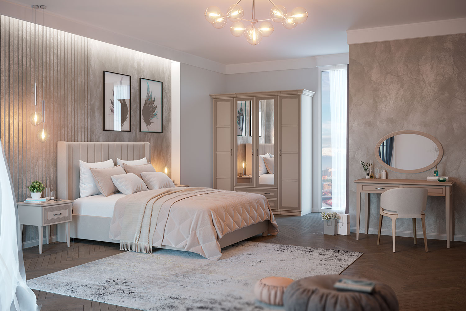 Двуспальные кровати - изображение №3 "Кровать Аделия 160 х 200"  на www.Angstrem-mebel.ru