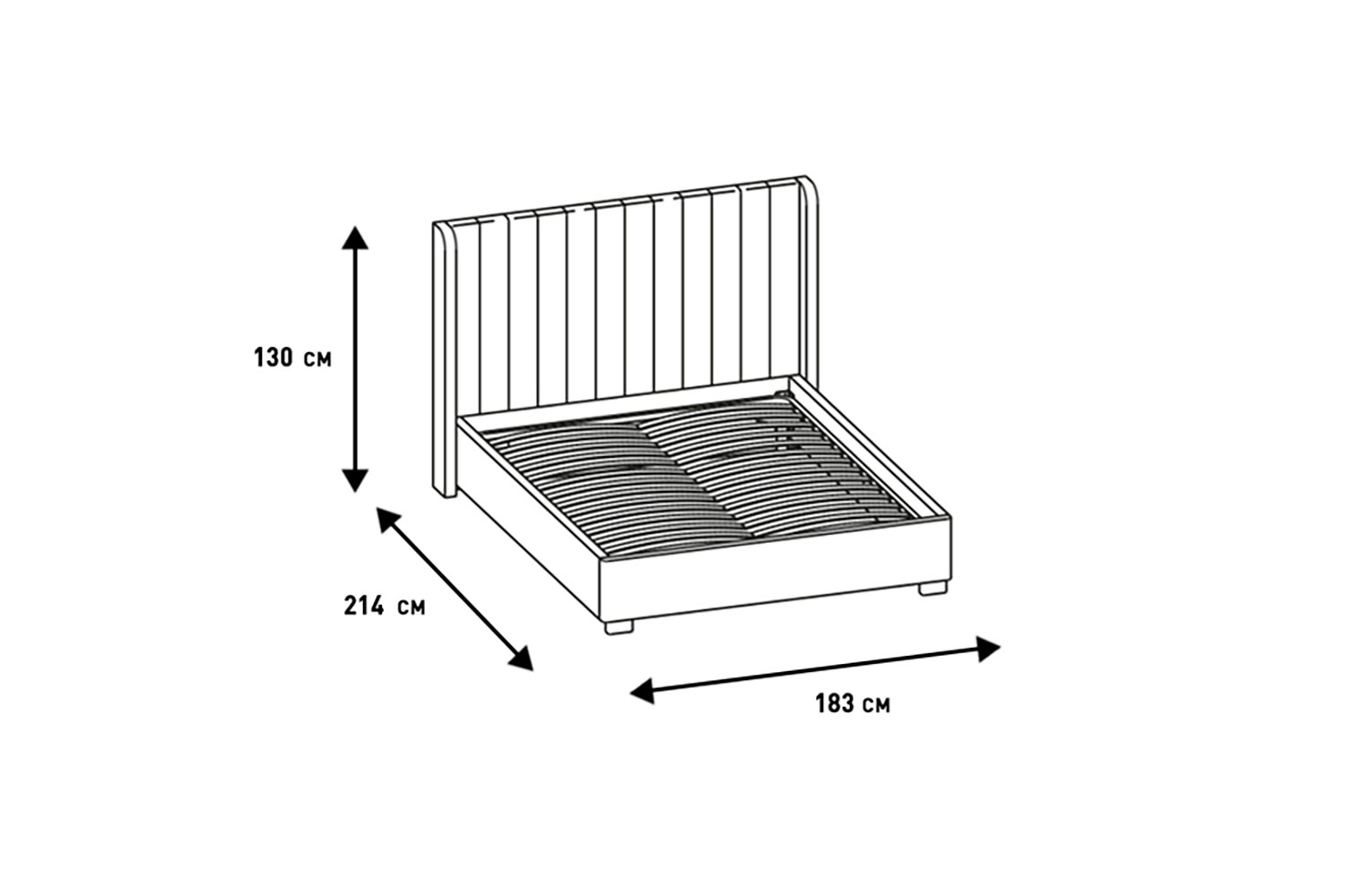 Двуспальные кровати - изображение №8 "Кровать Аделия"  на www.Angstrem-mebel.ru