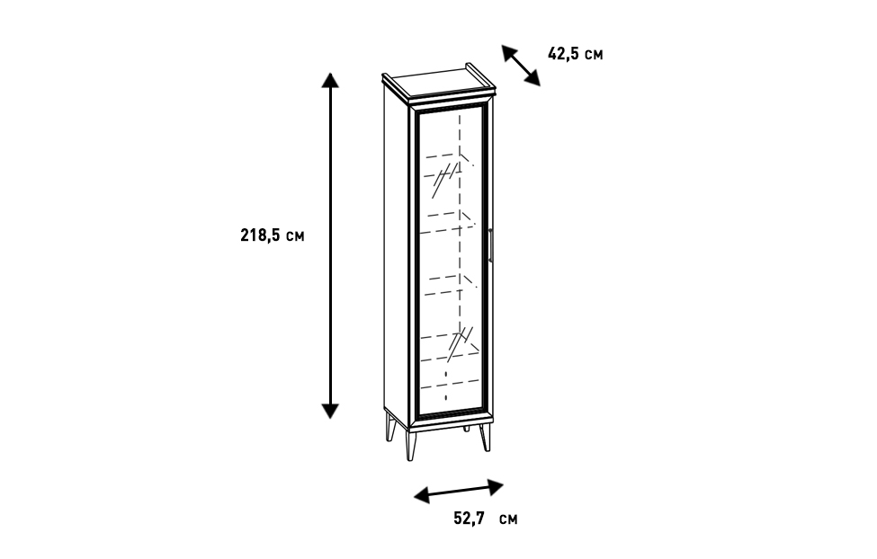 Комбинированные шкафы - изображение №6 "Шкаф Орландо"  на www.Angstrem-mebel.ru