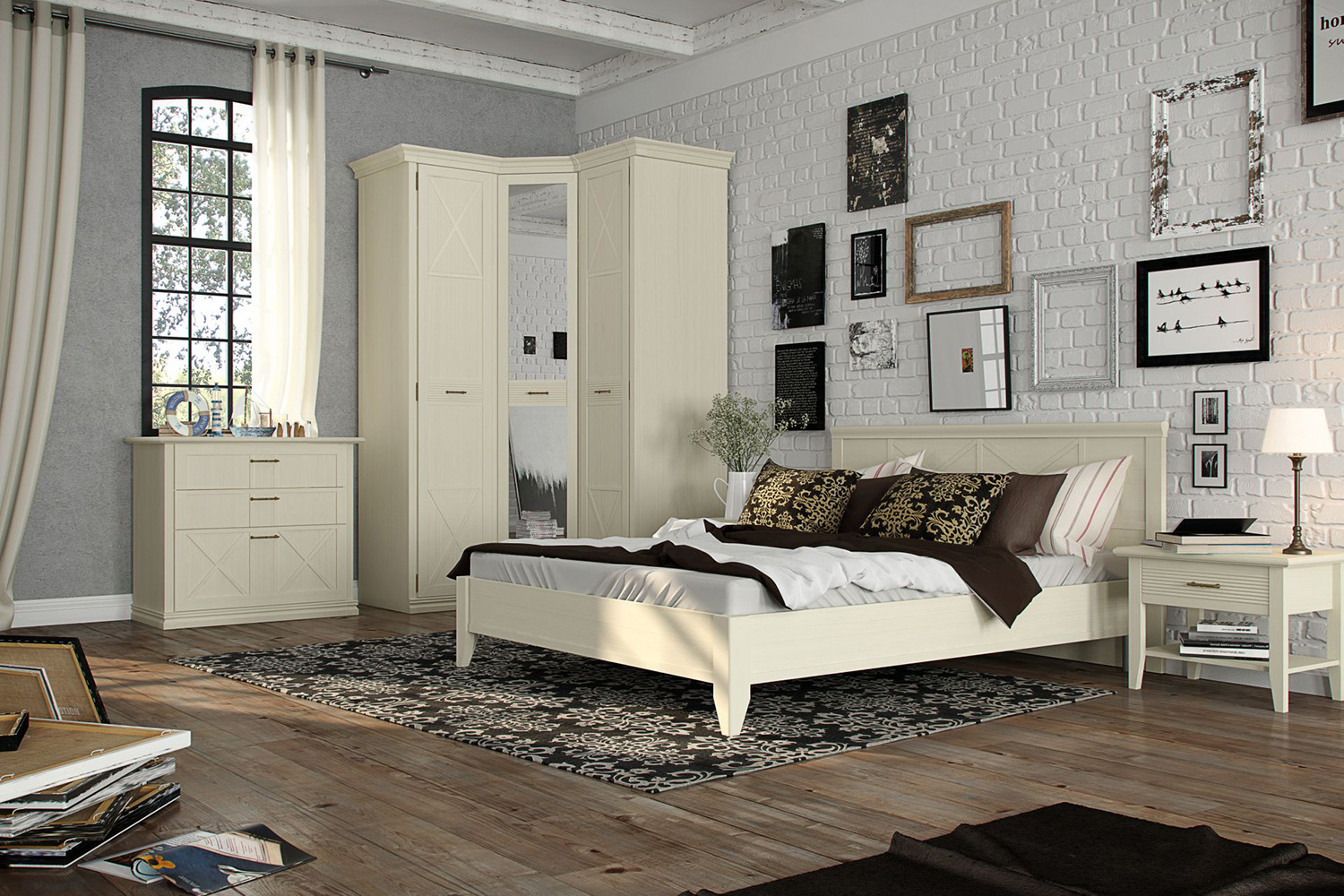 Комоды - изображение №5 "Комод Кантри с выдвижными ящиками"  на www.Angstrem-mebel.ru