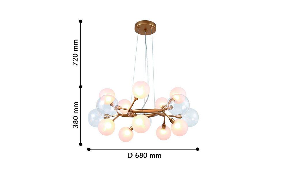 Люстры - изображение №7 "Люстра подвесная Babylon 2515-10P"  на www.Angstrem-mebel.ru