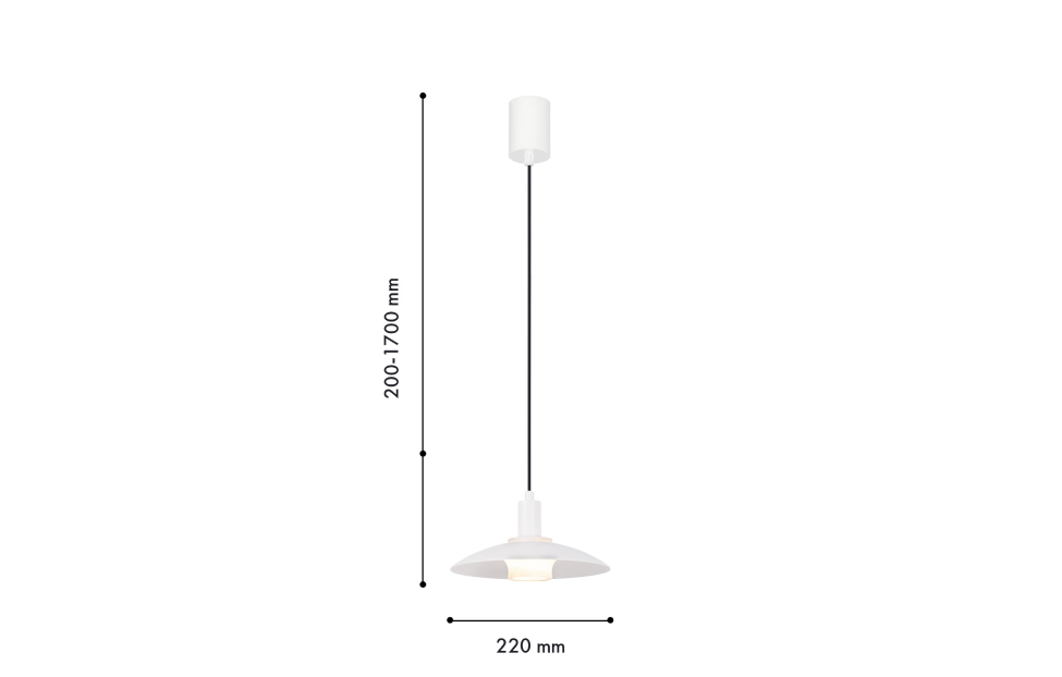 Подвесы - изображение №4 "Подвес Baster D220*H200/1700 1*G9*40W"  на www.Angstrem-mebel.ru