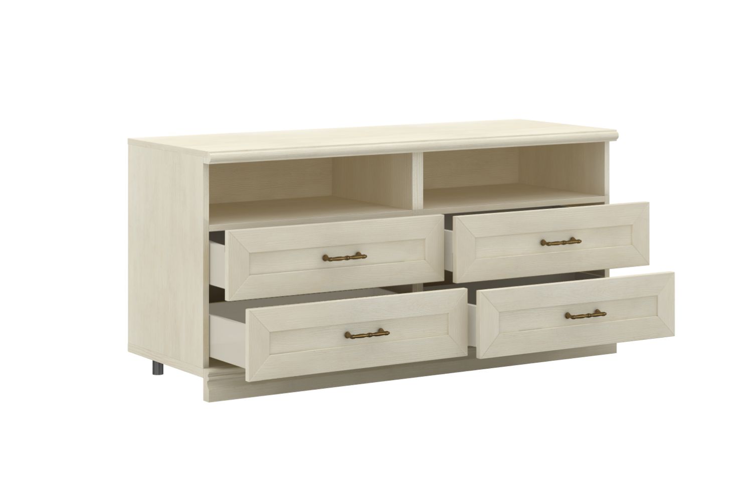 Тумбы под телевизор - изображение №3 "Тумба Кантри под телевизор с выдвижными ящиками"  на www.Angstrem-mebel.ru