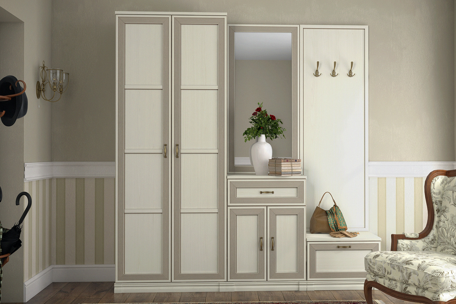 Шкафы платяные - изображение №3 "Шкаф Адажио"  на www.Angstrem-mebel.ru