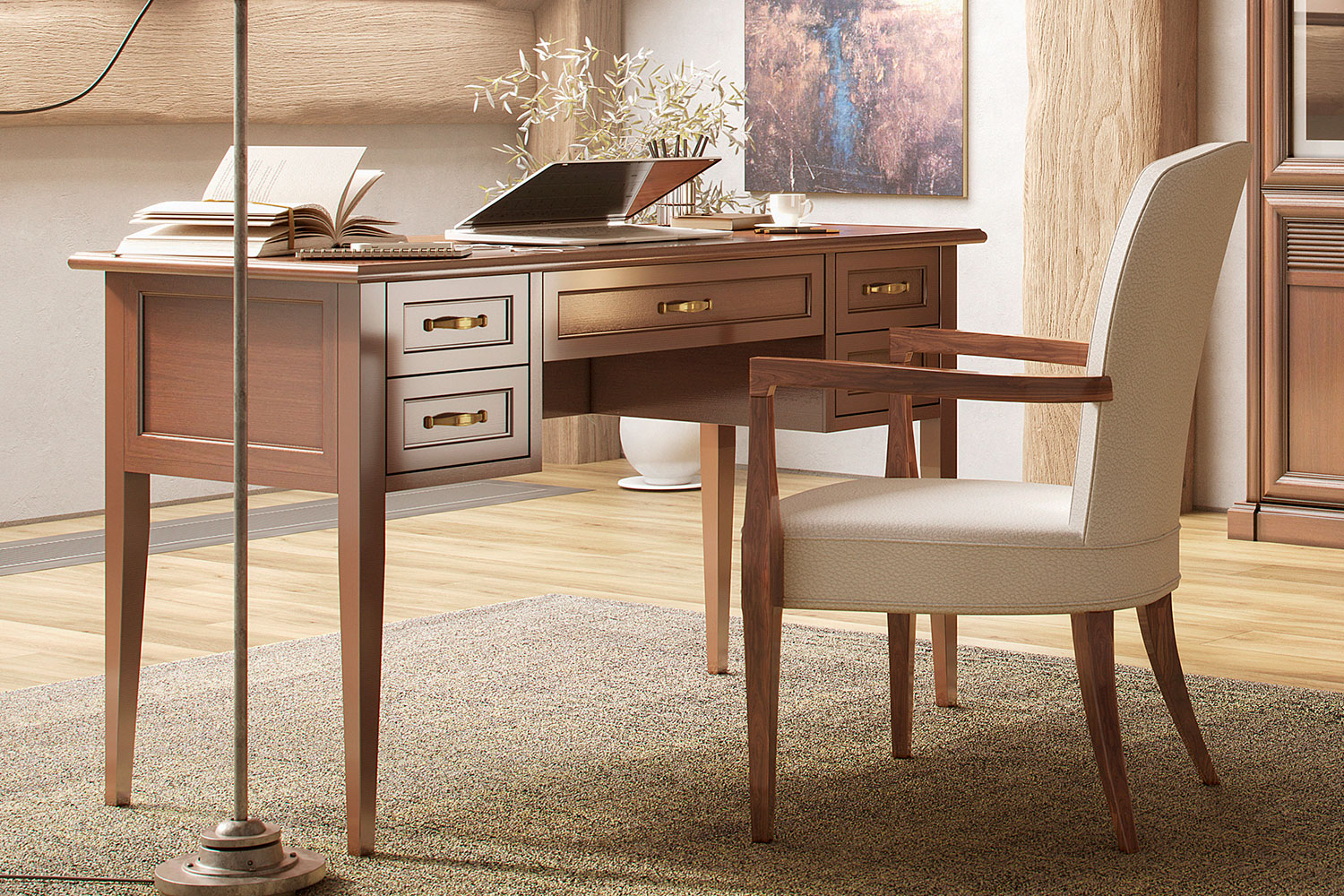 Библиотеки и кабинеты - изображение №5 на www.angstrem-mebel.ru