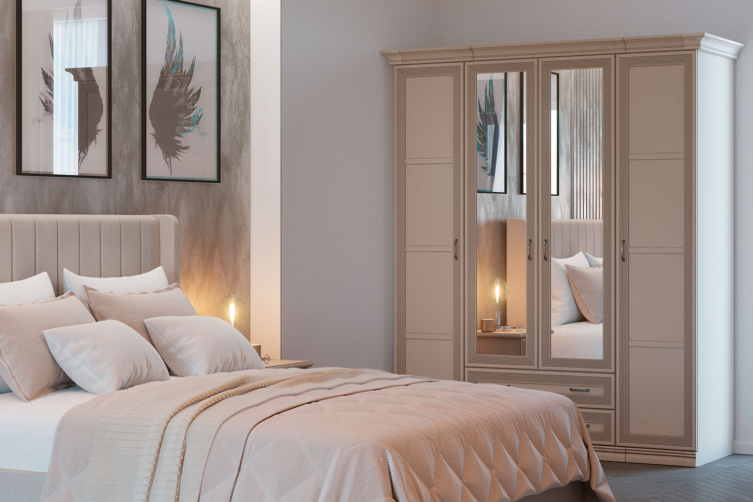 "Спальни" - изображение №4 на www.angstrem-mebel.ru