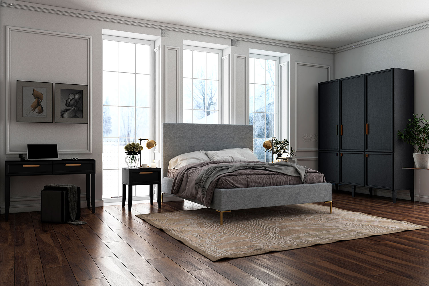 Двуспальные кровати - изображение №5 "Кровать мягкая Чарли 180 х 200"  на www.Angstrem-mebel.ru