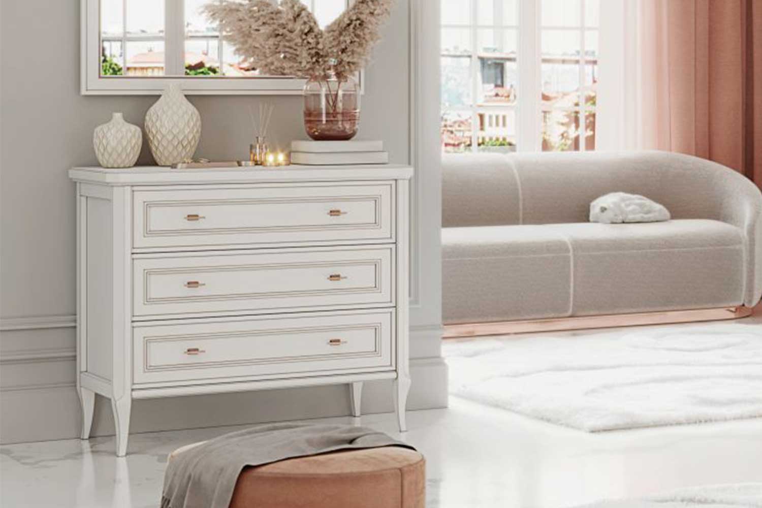 Комоды - изображение №5 "Комод Онтарио с выдвижными ящиками"  на www.Angstrem-mebel.ru