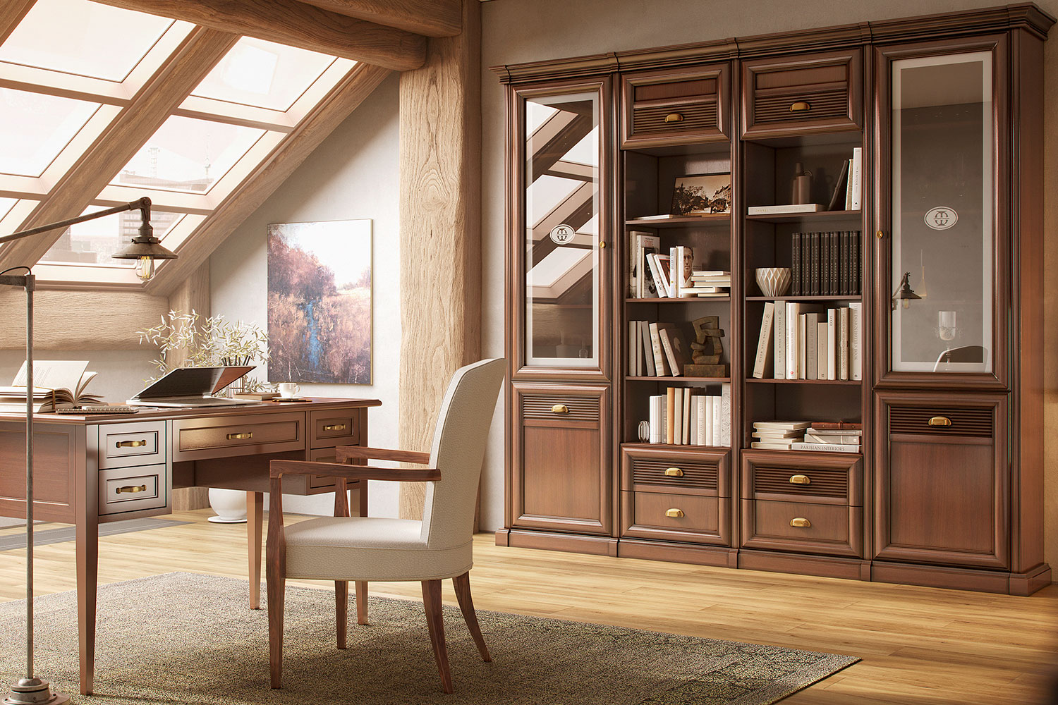 Библиотеки и кабинеты - изображение №4 на www.angstrem-mebel.ru