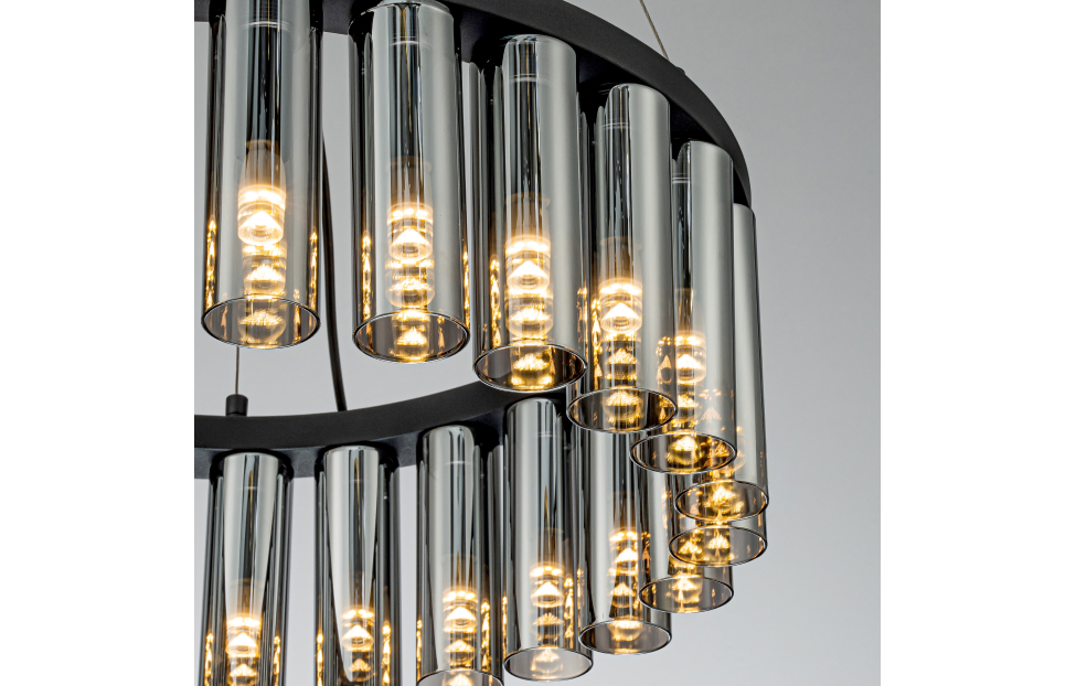 Люстры - изображение №7 "Подвесная люстра Slang (чёрный) D490*H160/1360 25*G9LED*2W"  на www.Angstrem-mebel.ru