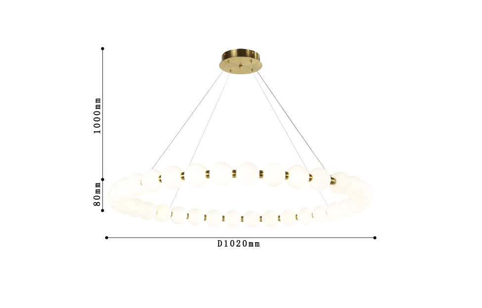 Люстры - изображение №8 "Подвесная люстра Gubbare D1020*H80/1080 LED*72W"  на www.Angstrem-mebel.ru