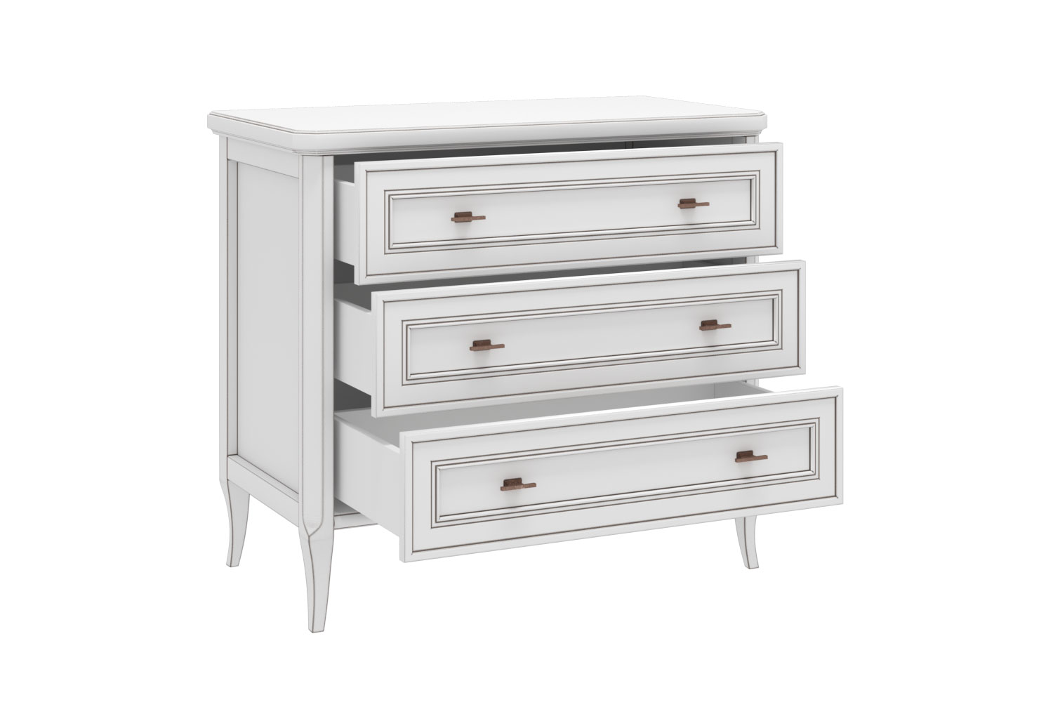 Комоды - изображение №3 "Комод Онтарио с выдвижными ящиками"  на www.Angstrem-mebel.ru