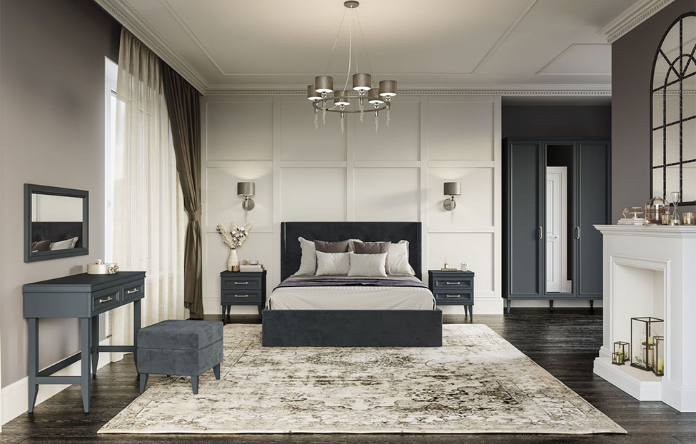 Шкафы платяные - изображение №6 "Шкаф Орландо для одежды Ш.137.6 х В.232.3 х 61.7"  на www.Angstrem-mebel.ru