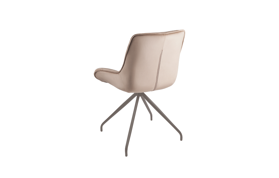 Кухонные стулья - изображение №4 "Стул-кресло Сити поворотный бежевый / опоры капучино"  на www.Angstrem-mebel.ru