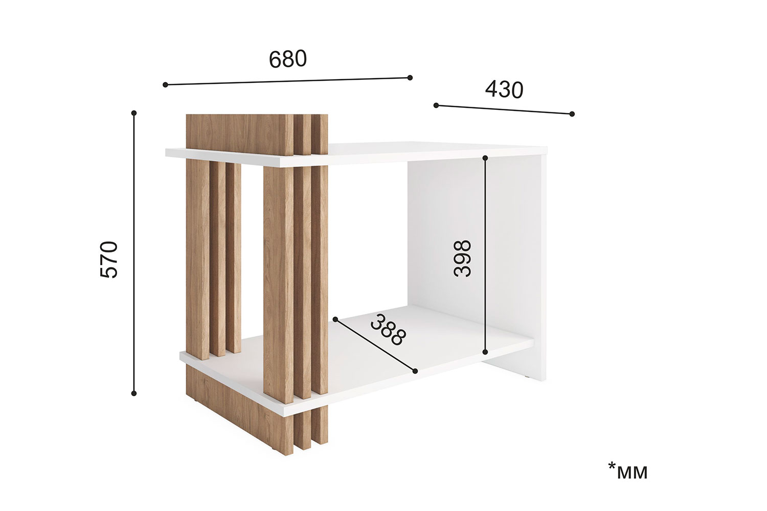 Журнальные столы - изображение №11 "Стол Троя журнальный"  на www.Angstrem-mebel.ru