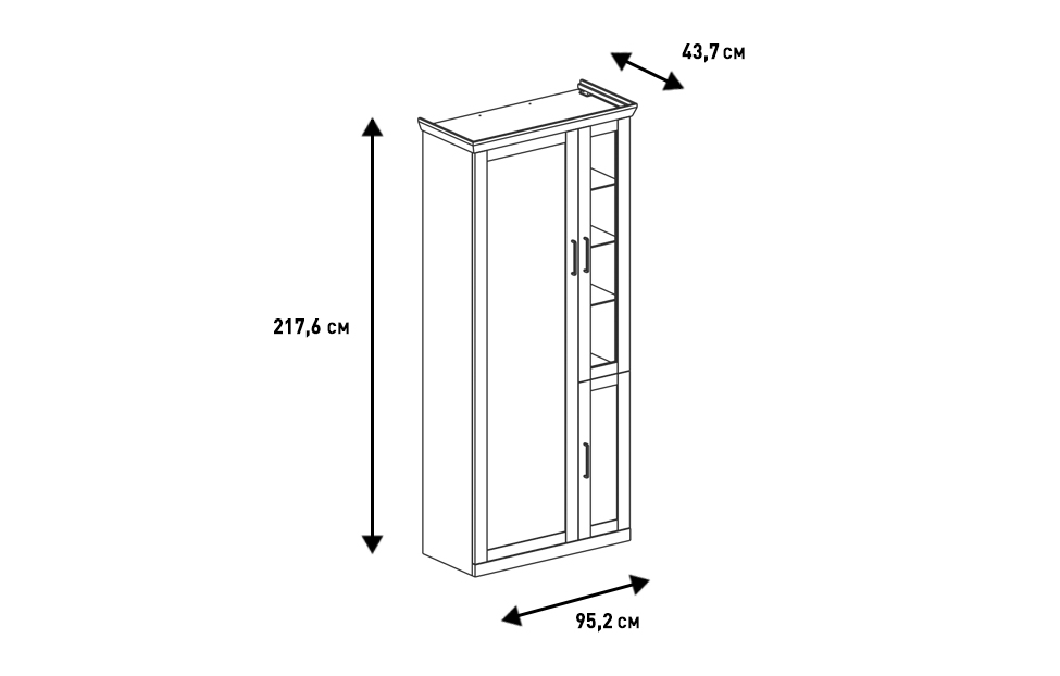 Распашные шкафы - изображение №10 "Шкаф Магнум"  на www.Angstrem-mebel.ru