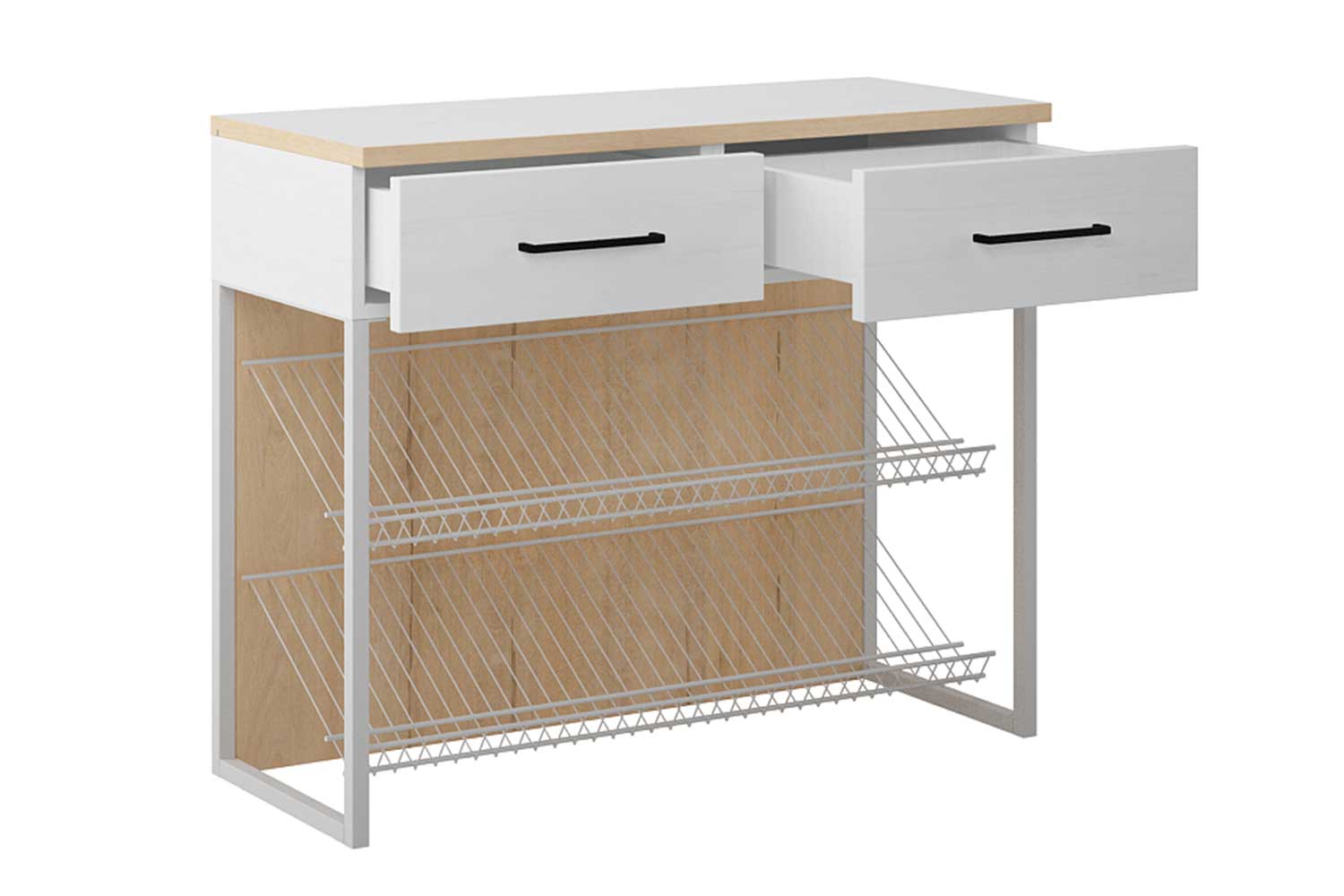 Тумбы для обуви - изображение №4 "Тумба Магнум для обуви с выдвижными ящиками"  на www.Angstrem-mebel.ru