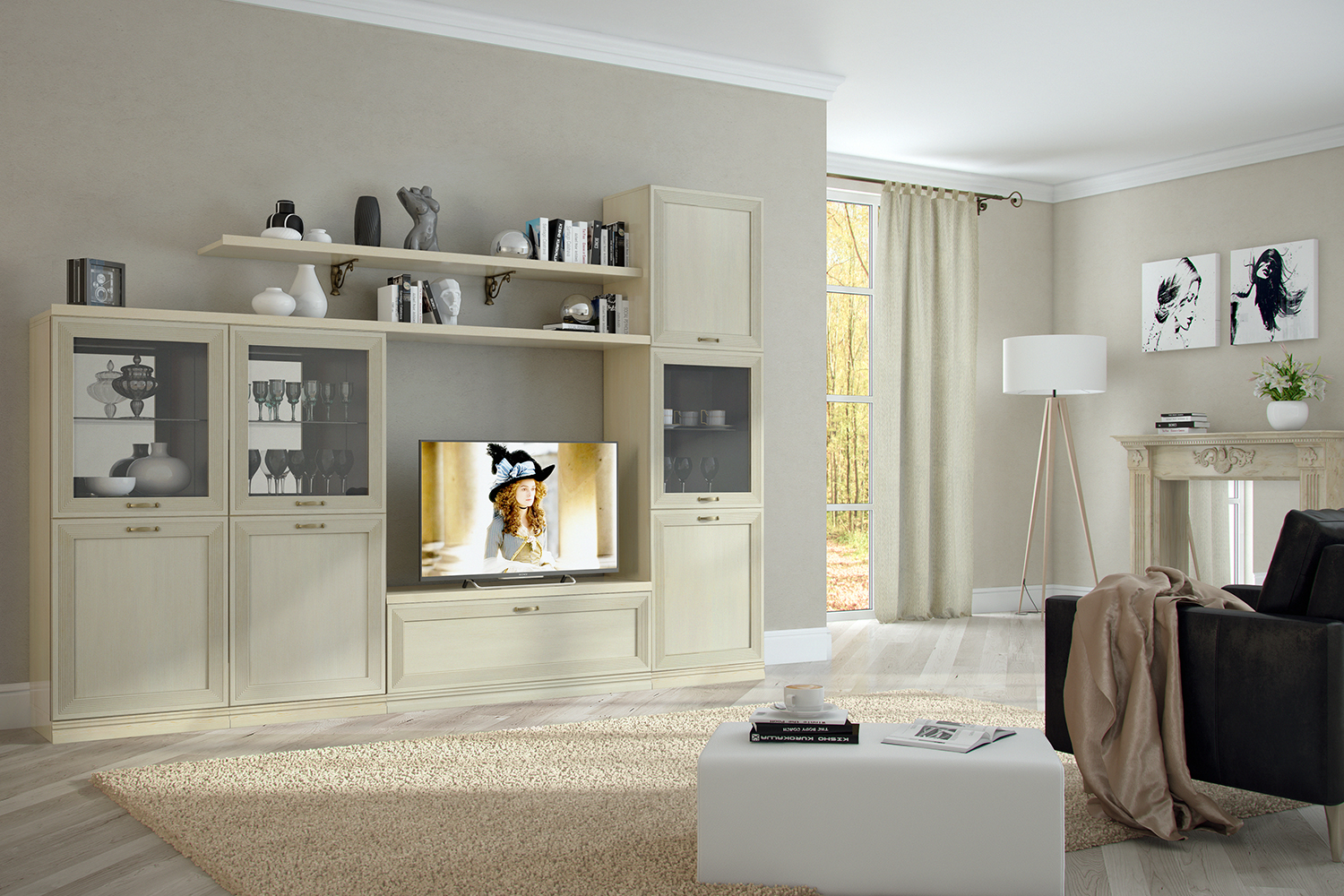 Полки - изображение №4 "Полка настенная Адажио"  на www.Angstrem-mebel.ru