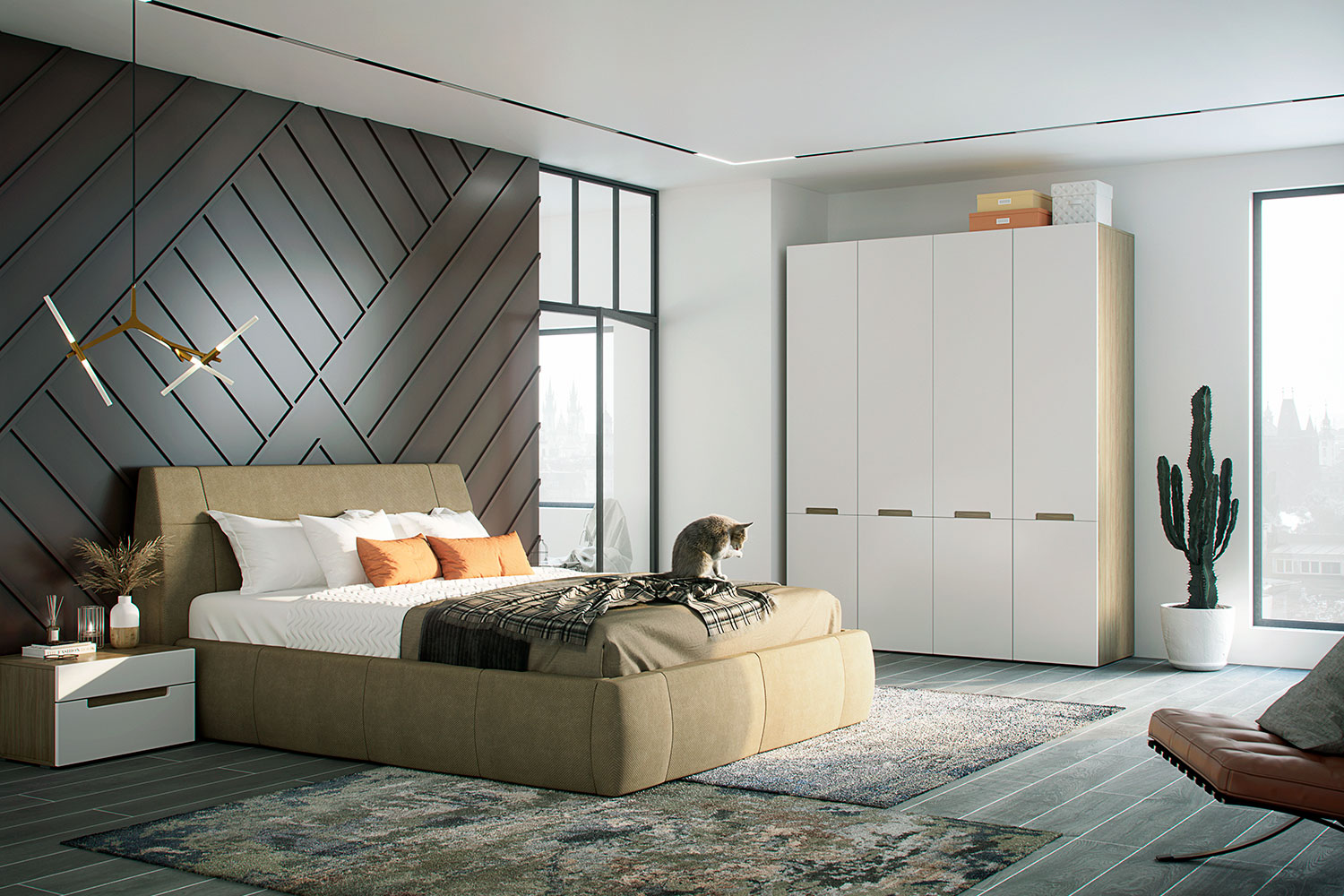 Двуспальные кровати - изображение №8 "Кровать Анри"  на www.Angstrem-mebel.ru