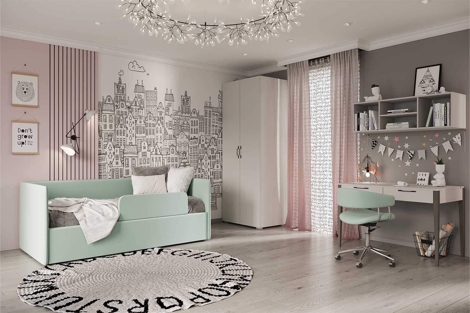 Детские кровати - изображение №6 "Кровать Кеноша 90 х 190"  на www.Angstrem-mebel.ru