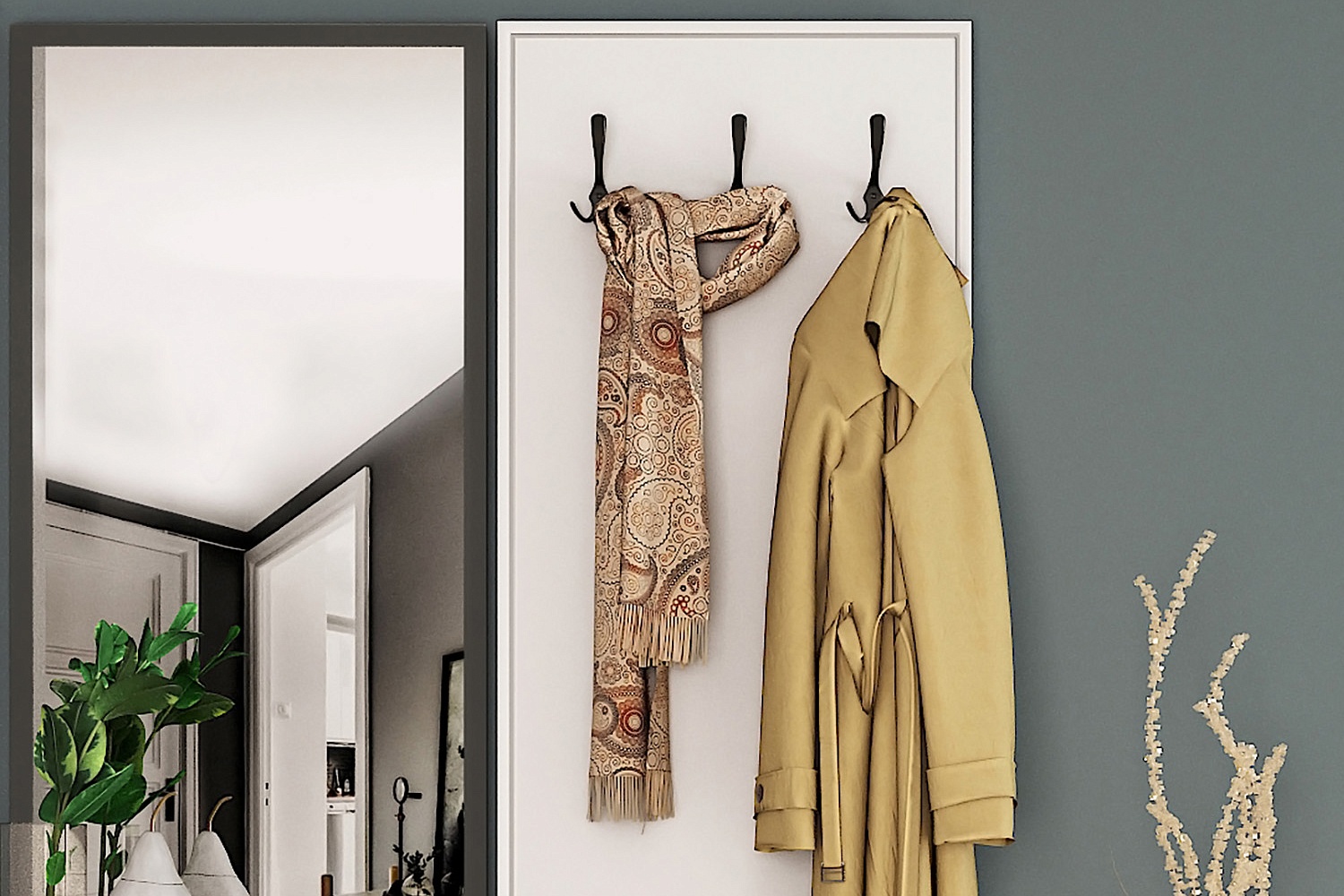 Вешалки - изображение №3 "Панель-вешалка Хилтон"  на www.Angstrem-mebel.ru