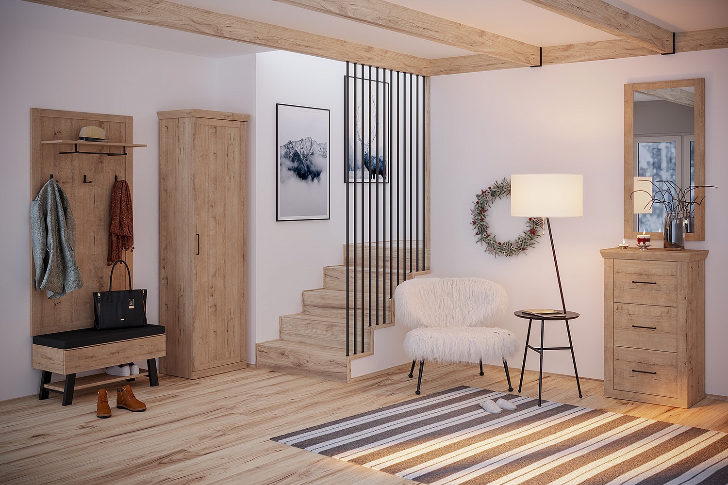 Шкафы-пеналы - изображение №5 "Шкаф Магнум для одежды"  на www.Angstrem-mebel.ru