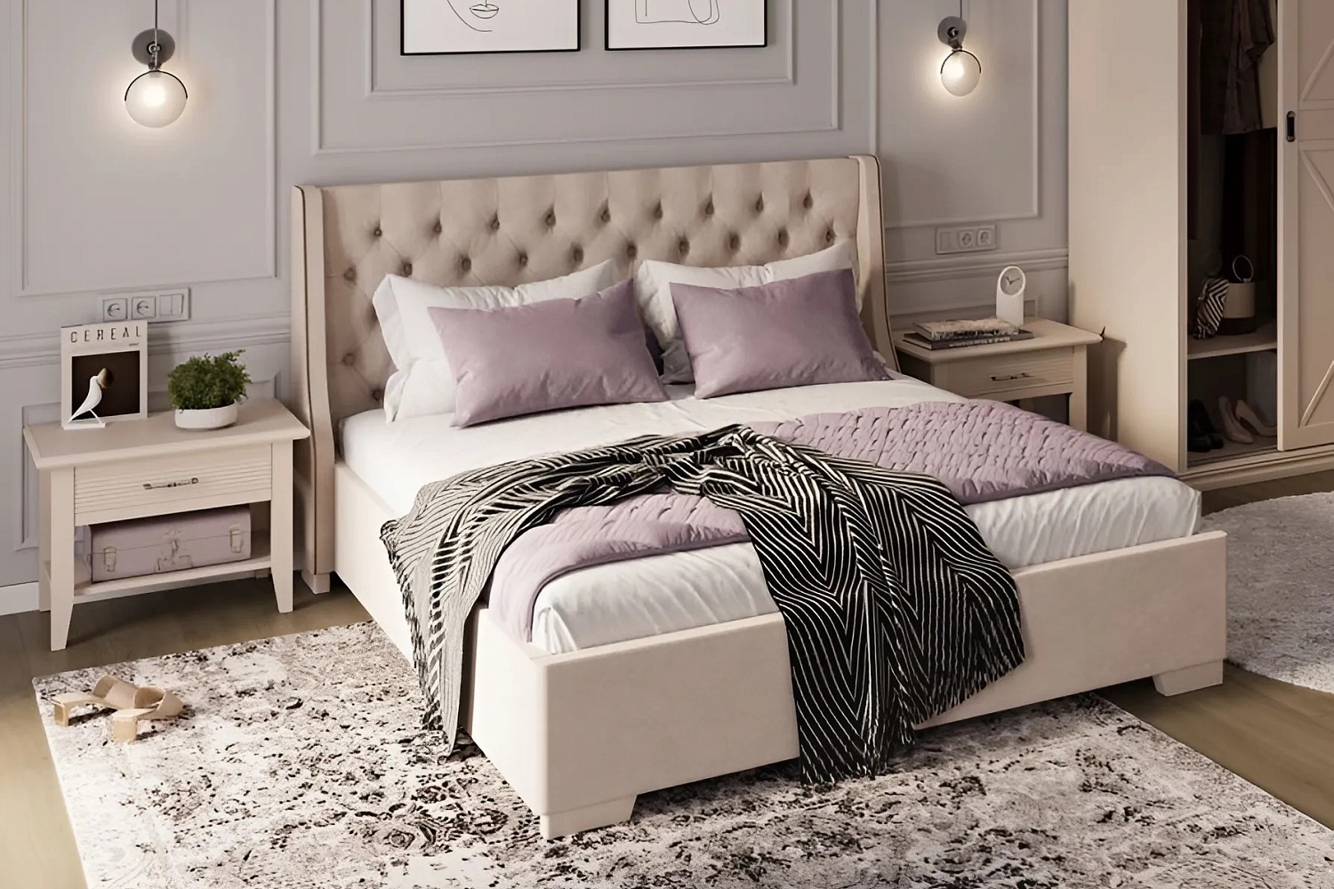 "Спальни" - изображение №3 на www.angstrem-mebel.ru